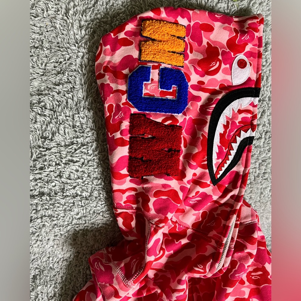 NWT BAPE CAMO PINK ABC ZIP UP (2) MEDIUMS